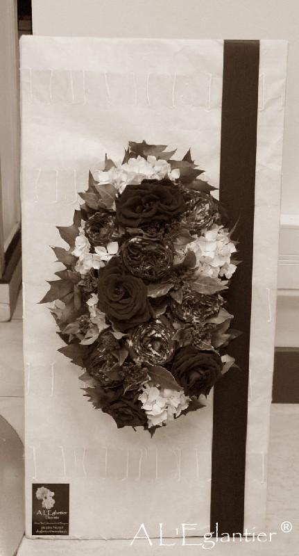 Medaillon sur plaque