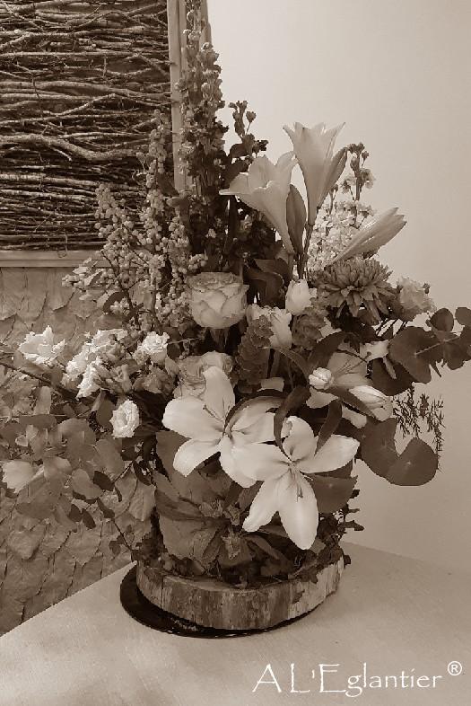 Coussin sur base champêtre