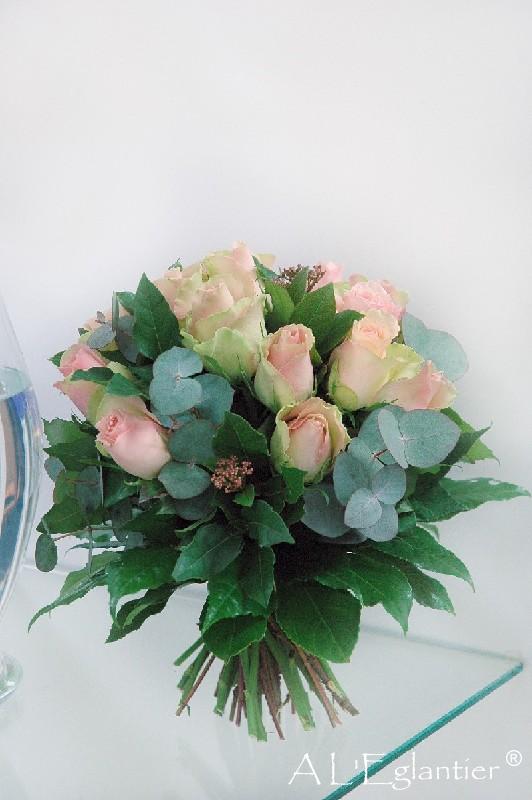 Bouquet de roses et verdures
