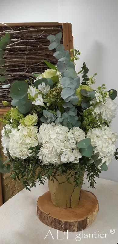 Bouquet rond champetre grande taille