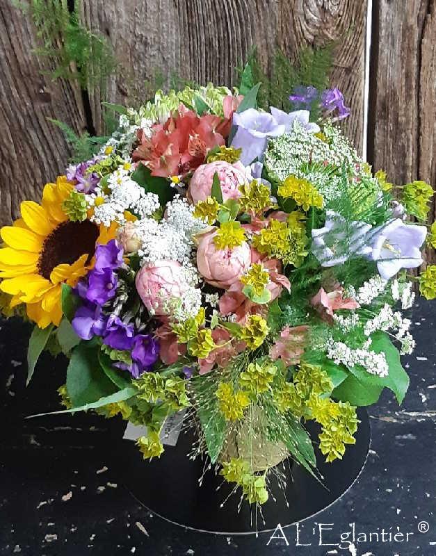 Bouquet rond champetre