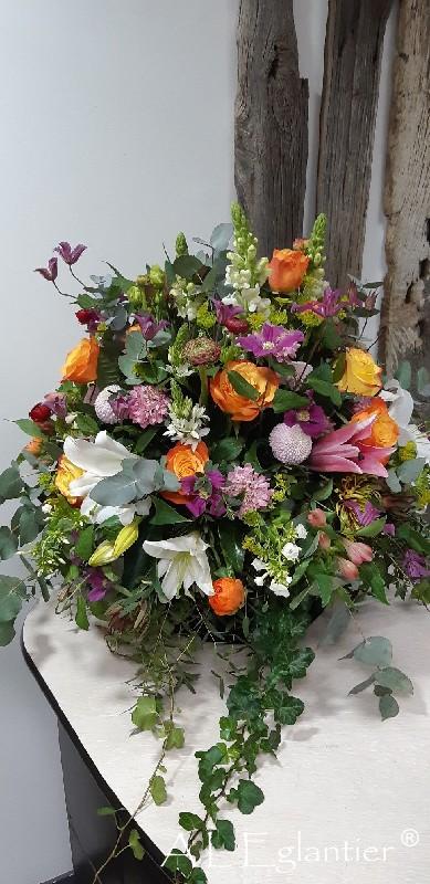 coussin deuil retombant