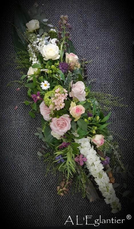 Raquette deuil champetre