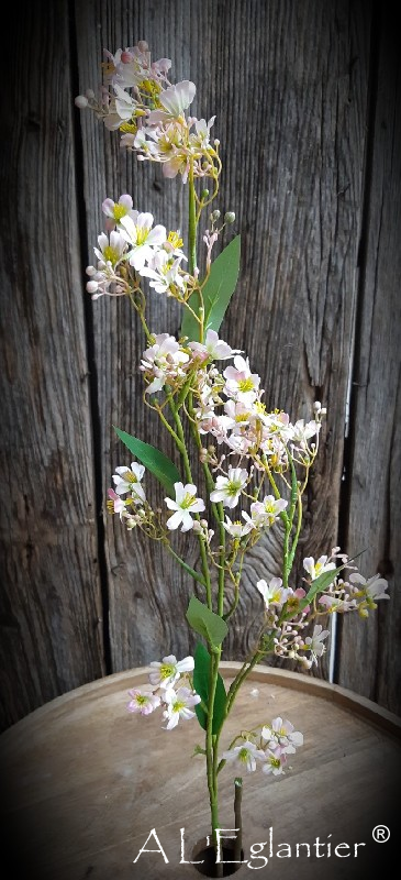 BRANCHE MINI FLEURS. 69 cm. Rose Claire..