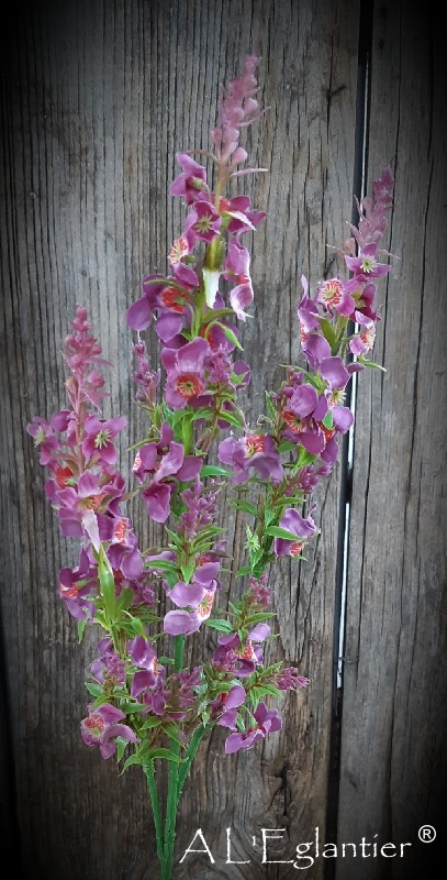 Branche mini fleurs 75 cm rose