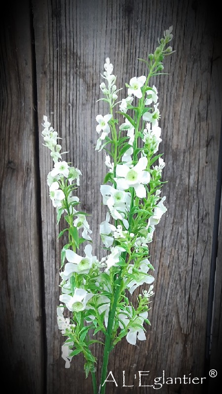 Branche mini fleurs en 75 cm creme